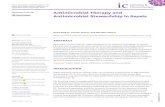 Review Article Antimicrobial Therapy and Antimicrobial ... · antimicrobial therapy remains an obstacle for antimicrobial stewardship. Efforts such as selection of appropriate empirical