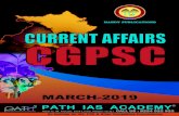 CURRENT AFF 8.8>./?@ AIRS CGPSC - Path IAS Academypathiasacademy.com/content/CurrentAffairs/191226105628_MARCH… · Near C. M. House, Civil Lines, Raipur (C.G.) CALL US : 8224 922