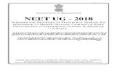 Government of Maharashtra NEET UG - 2018dmer.org/new/NEET Health_Sciences_Brochure 2018.pdfDeclaration of NEET UG 2018 expected date for Result : By first week of June 2. Online Registration