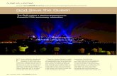 God Save the Queen - Lighting & Sound America · in the harbor, and Forever Cunard, the 175th Anniversary Light Show Spectacular, was launched. “Cunard has such a rich history in