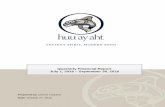 QuARTERLY fINANCIAL rePORT - Huu-ay-aht · information is also included in the newsletter, ... August 8, 2016 Infrastructure & Facilities Lead – Charlie Clappis, September 6, 2016