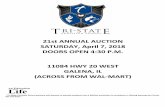 21st ANNUAL AUCTION SATURDAY, April 7, 2018 DOORS …Apr 06, 2018  · 53 The Big Muddy Day on the River (See Cert for Details) Chris Simcox 54 TBD Chris Simcox 55 TBD-. 56 4 Pc Outdoor