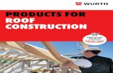 PRODUCTS FOR ROOF CONSTRUCTION - wurth.ie · Ergo sliding sleeve Art. no. 0992 902 001 PU/qty. 2 NEW ... industrial wet/dry vacuum cleaner Art. no. 0701 146 1 PU/qty. 1 Hardwood wedge