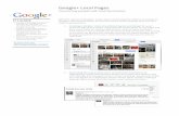 Google+ Local Pages - services.google.com · For previous users of Google Places for Business You can still verify and manage all your listings in Google Places for Business. Also,