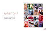 Henkel FY 2017€¦ · 2/22/2018  · Agenda FY 2017 - Henkel Investor & Analyst Call February 22, 2018 3 1. Key Developments 2017 2. Henkel 2020+ Progress in 2017 3. Financials FY