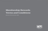 Membership Rewards Terms and Conditions · undelivered Gift Card, e-Gift Cards or voucher rewards must be raised as soon as possible. • 8.2. Should your non-frequent traveller reward