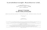 Auction Catalogue - One Column - Landsborough Auctionssale is advised. Auction Catalogue By Lot Number Auction Date: 03/23/2013 09:00 AM To 03/23/2013 06:00 PM Auction Location: March