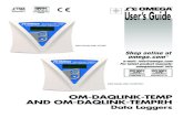 OM-DAQLINK Series Manual Dataloggers · the time and date of every sample measured. OM-DAQLINK Series data loggers can automatically activate external alarm events when data is outside