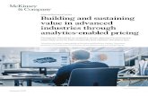 Building and sustaining value in advanced industries .../media/McKinsey...Advanced industries plan to decrease spending across most categories, with packaging, processing supplies,