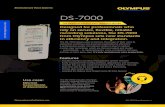 DS-7000medicalsoftwarereps.com/Olympus_DS_7000.pdf · DS-7000 Designed for professionals who rely on secure, flexible, reliable recording solutions, the DS-7000 from Olympus sets