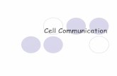 Cell Communication - The Bronx High School of Science€¦ · 07/09/2011  · The Cellular “Internet” Multicellular organisms: cells must communicate with one another to coordinate