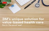 3M’s unique solution for value-based health care€¦ · Value-based payment rewards good population health management. 3M uses data and analytics to help our clients manage populations