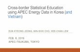 Cross-border Statistical Education using APEC Energy Data ... · § 6 (high achieved) 9th graders in two groups with 3 students each § Two periods with two class hours each § First