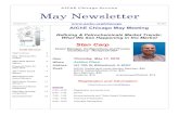 AIChE Chicago Section May Newsletter...Committee, chaired by Pat Shannon. As an update on the status of the By-Laws, we are currently in the process of reviewing the By-Laws at the