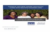 Financial Wellness Among Individuals Living with Multiple ......13.1% have secondary-progressive MS (SPMS). RRMS is characterized by symptom flare-ups followed by recovery. Individuals