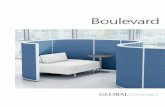 Boulevard - GLOBALContract€¦ · Boulevard private office panels shown in Designer White (DWT) with Cyclone Stainless (IM40) open area ... Raceway Covers Aluminum, PVC or Fabric