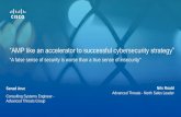 AMP like an accelerator to successful cybersecurity strategy...AMP like an accelerator to successful cybersecurity strategy. Q/A Senad Aruc.ılı.Cisco.ılı. Systems CONSULTING SYSTEMS
