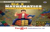 Std. 10th Perfect Mathematics Challenging Questions with ......Perfect Std. X Mathematics Challenging Questions is a meticulously compiled handbook for students of Std. X. It is in