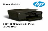 HP Officejet Pro 276dw Multifunction Printer · Step 1 - Make sure your computer is connected to your network.....141 Step 2 - Make sure that the printer is connected to your network.....142