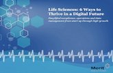 Life Sciences: 6 Ways to Thrive in a Digital Future · 2015. 10. 1. · Life Sciences: 6 Ways to Thrive in a Digital Future Easy access to business data and intelligence In the life