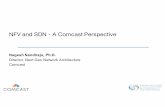 NFV and SDN - A Comcast Perspective · 2017. 12. 14. · NFV and SDN - A Comcast Perspective NageshNandiraju, Ph.D. Director, Next Gen Network Architecture Comcast . Current Transitions