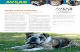 AVSAB Position Statement American Veterinary Society The ... · When the dog barks, the device emits an ultrasonic tone that is theoretically loud enough to disturb the dog, so the