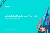 Making Policy Maps for Your Community - Esri...A map of data: Sidewalks: Walkability Opportunities A policy map: Walkability Sidewalk Connectivity Julia:\爀匀栀漀爀琀† 搀攀洀漠ᴀ