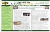 FRANKLIN NEWSLETTER · tion into ‘big school’ easier. Our Year 6 students enjoy helping their Kinder buddies and this reinforces responsibility and leadership in our senior students.