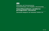 House of Commons Committee of Public Accounts€¦ · Published on 5 July 2016 by authority of the House of Commons House of Commons Committee of Public Accounts Confiscation orders: