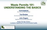 Environmental Scientist Environmental Scientist Supervisor ...€¦ · 04/10/2009  · Waste Permits Division •The Waste Permits Division authorizes permits administered under the