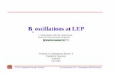 B oscillations at LEP - UC Homepageshomepages.uc.edu/~kinoshky/hep/FCP2/Thomas_Allmendinger.pdf · oscillations at LEP, T. Allmendinger (IEKP Karlsruhe) 6 Hadronic events decay in