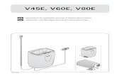 V45E, V60E, V80E · Montage- und Gebrauchsanleitung an den Besitzer der Sauna oder die für die Pflege der Sauna verant- ... If the heater capacity is too big, the air in the 1. BEDIENUNGSANLEITUNG