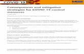 Consequences and mitigation strategies for COVID-19 ... · 19 related health consequences of reduced access to health care are monitored and minimised. A return to provision of non-acute