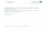 Definition of Assessment Indicators and Criteria · 2020. 2. 11. · North Sea Baltic Connector of Regions Interreg Baltic Sea Region programme 2014–2020 5 1.2. Definition of Criteria