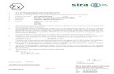 Sira Certification Service - Galvanic Applied Sciences · 8 Sira Certification Service, notified body number 0518 in accordance with Articles 17 and 21 of Directive 2014/34/EU of