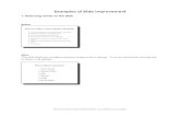 Examples of Slide Improvement - Kiteline · Electronic Presentation Sample Slides, , page 6 7. Background Examples Title Slide This has the most detail of any slide. It is used to