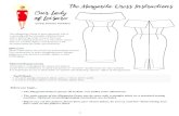 The Margarita Dress Instructions Our Lady of Leisure · The Margarita Dress Instructions Material Requirements This pattern is designed for heavy knit fabrics. Scuba Knit or Neoprene