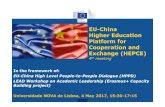 EU-China Higher Education Platform for Cooperation and ...lead-project.org/sites/default/files/2017-05/10. EU... · EU-China cooperation under Erasmus+ International Credit Mobility