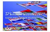 Internationalisation of Small Businesses.web Internationalisa… · business model with heavy up front costs and expensive implementation and training. ... imports, foreign direct