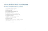 History of Police Office Pay Framework of Police Office Pay... · Police pay had not kept up with the increase, leading to a significant drop in the standard of living of police officers