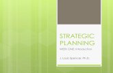 STRATEGIC PLANNING€¦ · Definition of Strategic Planning “Strategic Planning [is] a deliberative, disciplined approach to producing fundamental decisions and actions that shape