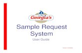 GNC Sample Request System User Guide · Title: Microsoft PowerPoint - GNC Sample Request System User Guide.pptx Author: eWin2 Created Date: 10/19/2009 1:18:00 PM