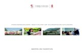 POSTGRADUATE INSTITUTE OF EUROPEAN STUDIESenvsci.ceu.edu/sites/envsci.ceu.hu/files/...Gabrielle Bulgari - Falcone & Borsellino Promotion (2014-2015) Four comprehensive specialisations