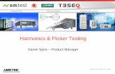 Harmonics & Flicker Testing - emitec industrial...2017/05/16  · Flicker emission –IEC 61000-3-3 Outlook –which changes are ahead? Agenda 11 > IEC 61000-3-2 : Limits for harmonic