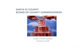 SANTA FE COUNTY BOARD OF COUNTY COMMISSIONERS · YDP $ 1.00 $ 2.60 $ 1.60 Based on FY10 revenue, flat expense budget Jail Medical $ 4.85 $ 4.85 Based on FY10 revenue, flat expense
