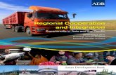 Regional Cooperation and Integration · CAREC: Trade Facilitation and Mongolian Customs– Experiences and Challenges Regional Economic Integration in South Asia: Potential, Barriers,