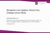 Mongolian Law Updates: Recent Key Changes (since 2013) law updates fi… · 2. in the event that import customs, excise and value added tax are already paid when goods are in the