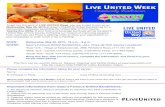 Live United Week€¦ · Important Information from Isaac’s Famous Grilled Sandwiches: 1. No discounts allowed. (Isaac’s would like to maximize the 25% contribution to United