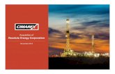 Resolute Energy Corporation...2018/11/18  · This presentation relates to a proposed business combination between Cimarex and Resolute. In connection with the proposed transaction,