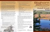 Bighorn Backcountry Cutoff Creek Area Trail Map March 2018...Bighorn Backcountry Public Land Use Zones Boundary Major trails (only non-motorized use is permitted, unless otherwise